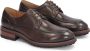 Kazar Bruin Leren Derby Schoenen met Wandelschoenzool Brown Heren - Thumbnail 2