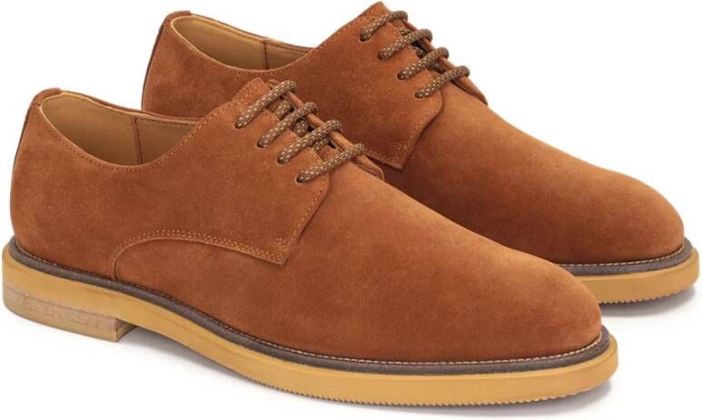 Kazar Bruin suède urban stijl heren derby schoenen Brown Heren