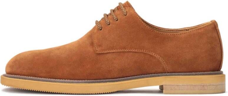 Kazar Bruin suède urban stijl heren derby schoenen Brown Heren