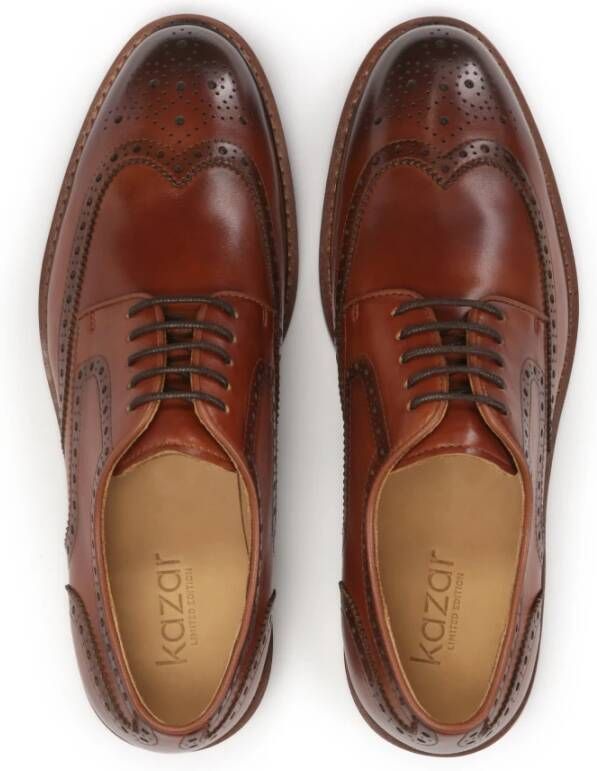 Kazar Bruine half brogue schoenen uit de Limited Collection Brown Heren