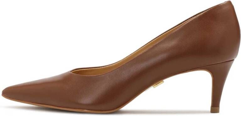 Kazar Bruine lage stiletto pumps Brown Dames