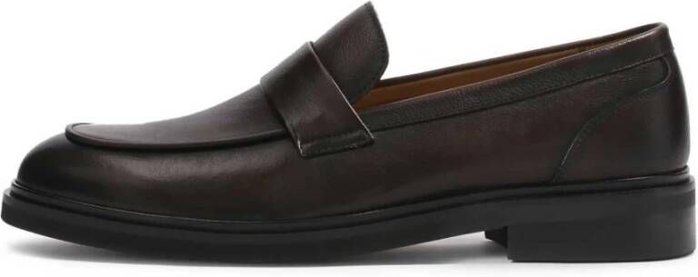 Kazar Bruine leren loafers Brown Heren