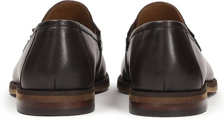 Kazar Bruine leren loafers met kwastjes Brown Heren