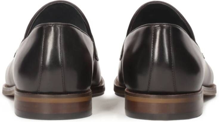 Kazar Bruine leren loafers voor heren Brown Heren