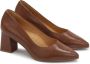 Kazar Bruine leren pumps op een paal Brown Dames - Thumbnail 3