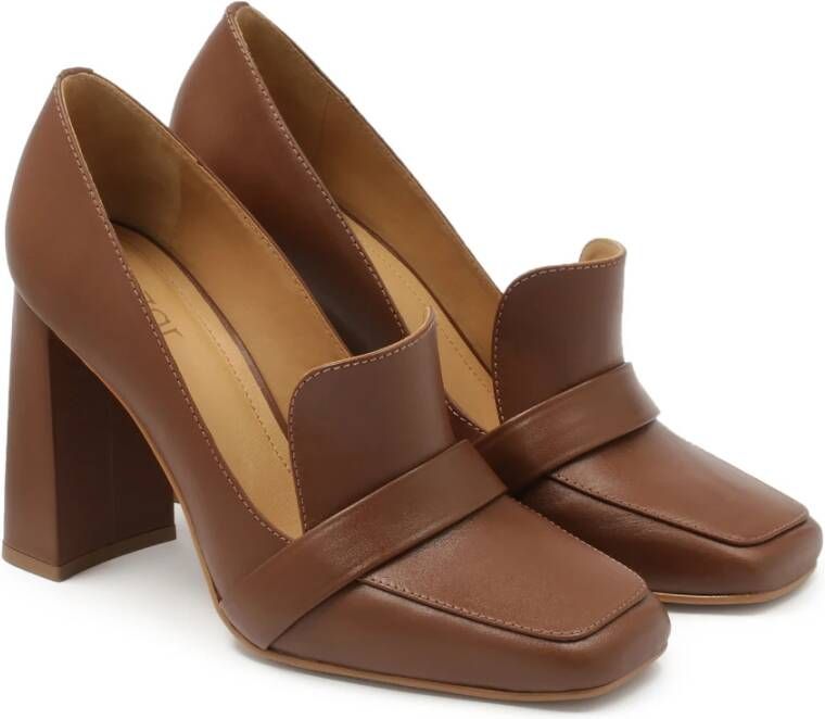 Kazar Bruine loafers Brown Dames