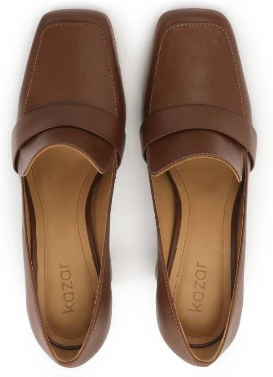 Kazar Bruine loafers Brown Dames