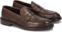 Kazar Bruine loafers met leren zool Brown Heren - Thumbnail 2