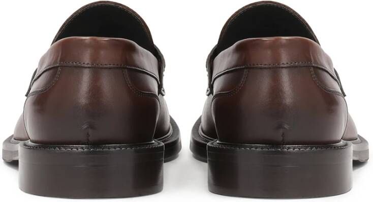 Kazar Bruine loafers met leren zool Brown Heren