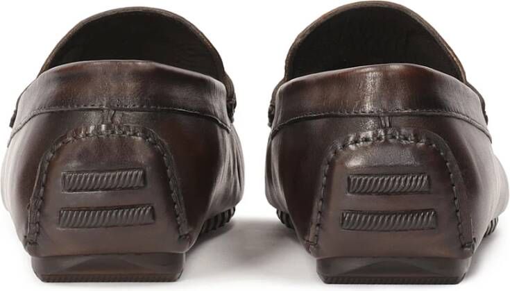 Kazar Bruine mocassins met fijne zool Brown Heren