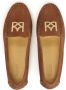 Kazar Bruine mocassins met groot metalen monogram Brown Dames - Thumbnail 4