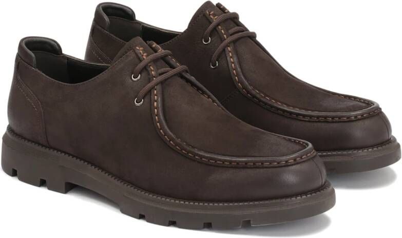 Kazar Bruine Oxford Schoenen met Korte Veters Brown Heren