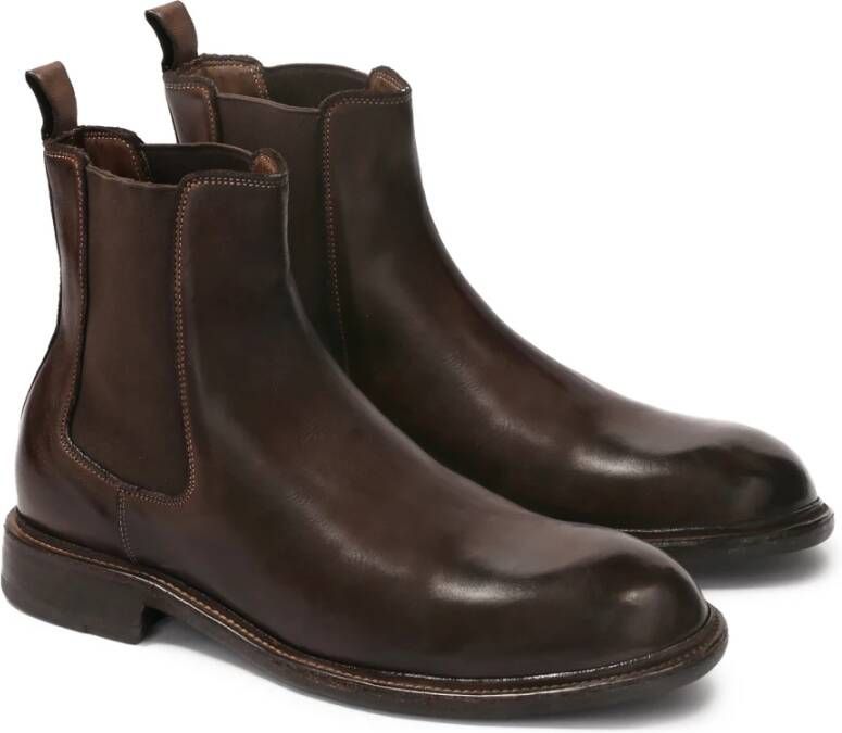 Kazar Bruine pantoffels met leren zool Brown Heren