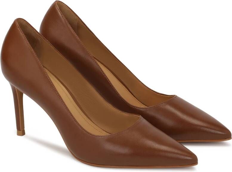 Kazar Bruine pumps met een comfortabele hak Brown Dames