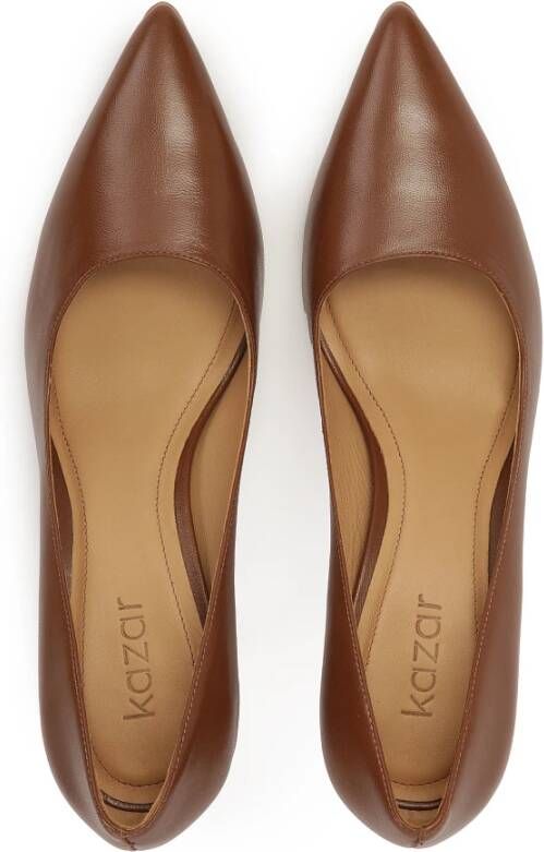 Kazar Bruine pumps met een comfortabele hak Brown Dames