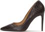 Kazar Bruine pumps met een exotisch motief Brown Dames - Thumbnail 5