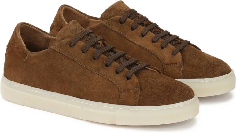 Kazar Bruine sneakers met lage bovenkant Brown Heren