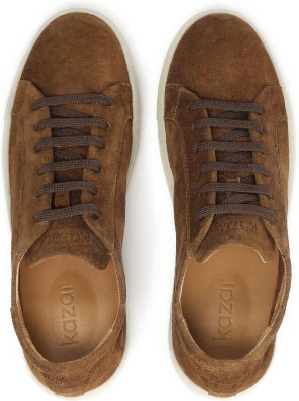 Kazar Bruine sneakers met lage bovenkant Brown Heren