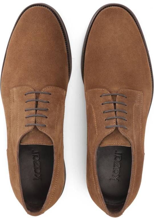 Kazar Bruine Suède Derby Schoenen Brown Heren