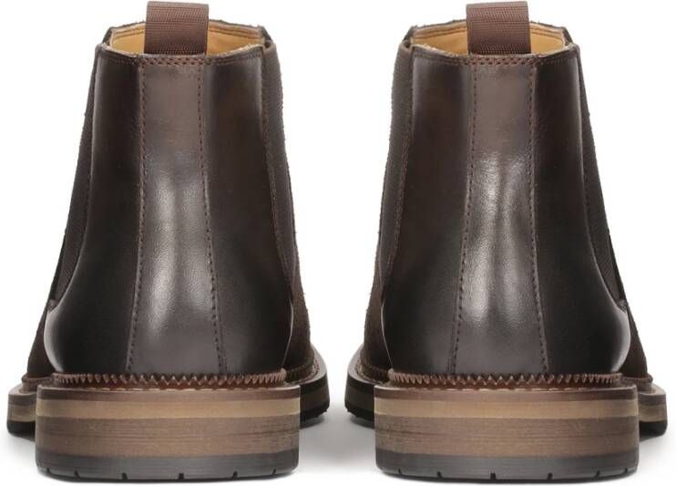 Kazar Bruine Suède & Leren Chelsea Boots Brown Heren