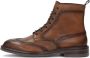 Kazar Bruine veterschoenen met brogue decoratie Brown Heren - Thumbnail 5