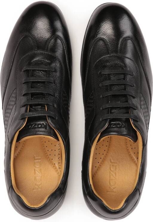 Kazar Casual halfschoenen voor heren in zwart Black Heren