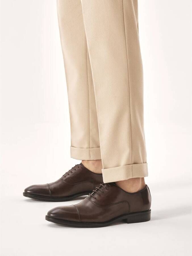 Kazar Casual halfschoenen voor heren met cap toe neus Brown Heren