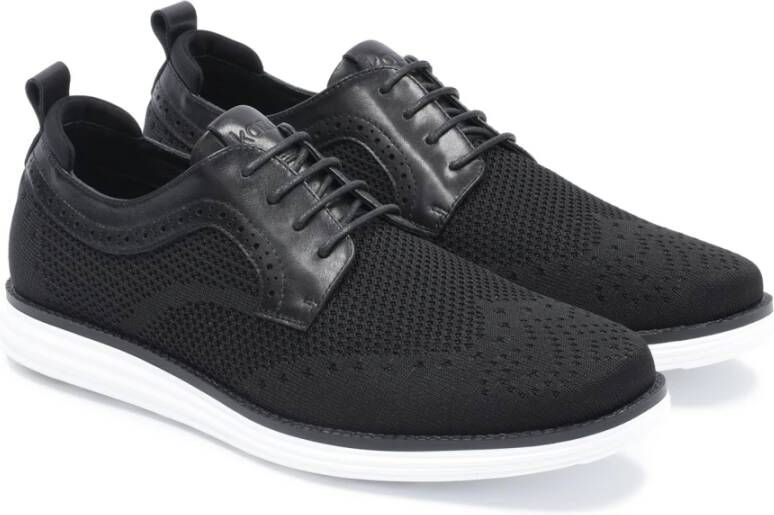 Kazar Casual Stoffen Veterschoenen Black Heren