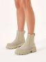 Kazar Chelsea Slip-on Laarzen met Trefoil Zool Beige Dames - Thumbnail 5