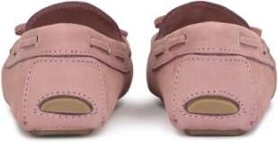 Kazar Comfortabele beige nubuck mocassins Pink Dames