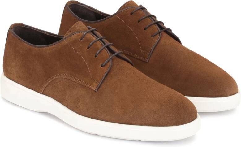 Kazar Comfortabele Derby-schoenen voor mannen in stedelijke stijl Brown Heren