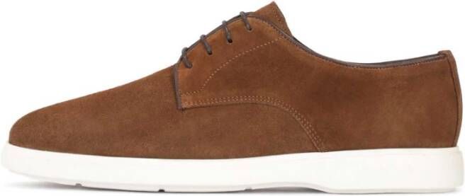 Kazar Comfortabele Derby-schoenen voor mannen in stedelijke stijl Brown Heren