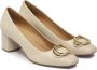 Kazar Crème pumps met comfortabele inlegzool Beige Dames - Thumbnail 2