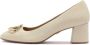 Kazar Crème pumps met comfortabele inlegzool Beige Dames - Thumbnail 5