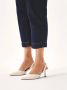 Kazar Cutout pumps met open bovenkant en open hakken White Dames - Thumbnail 3