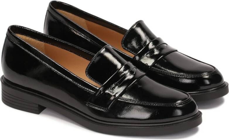 Kazar Dames gelakte loafers Black Dames