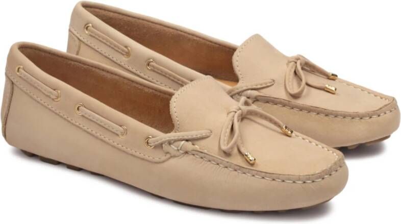 Kazar Dames nubuck mocassins Beige Dames