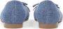 Kazar Denim ballerina's met strik Blue Dames - Thumbnail 6