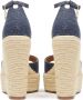 Kazar Denim sandalen op anker met band om de enkel Blue Dames - Thumbnail 6