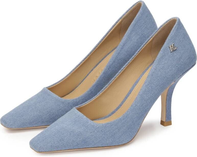 Kazar Denim stiletto's met comfortabele hak Blue Dames