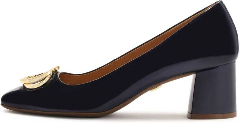 Kazar Donkerblauwe gelakte pumps Blue Dames