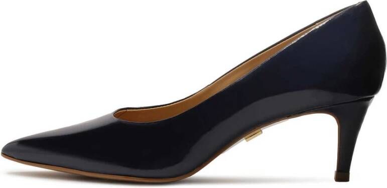 Kazar Donkerblauwe lakleren pumps Blue Dames