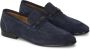 Kazar Donkerblauwe loafers met perforatie en metalen versiering Blue Heren - Thumbnail 3