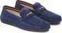 Kazar Donkerblauwe mocassins met oranje inzetstuk Blue Heren - Thumbnail 2