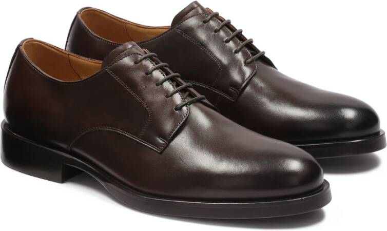 Kazar Elegante bruin lederen halfschoenen Brown Heren