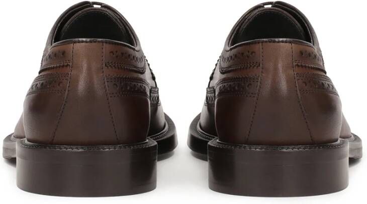 Kazar Elegante bruine leren brogueschoenen voor mannen Brown Heren