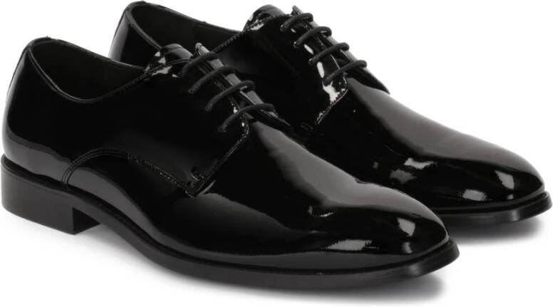 Kazar Elegante gelakte herenschoenen Black Heren