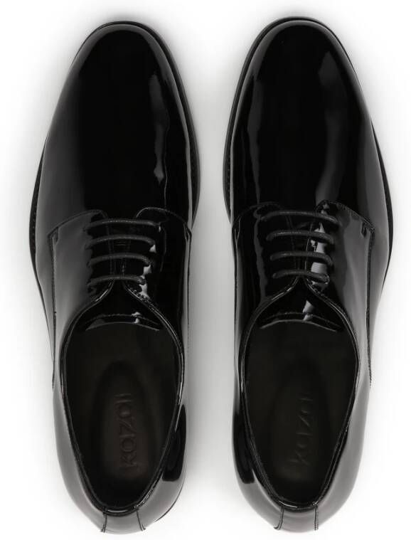 Kazar Elegante gelakte herenschoenen Black Heren