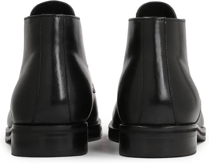 Kazar Elegante Gladleren Derby Schoenen Black Heren