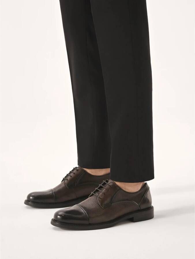 Kazar Elegante herenschoenen met cap toe neus Brown Heren